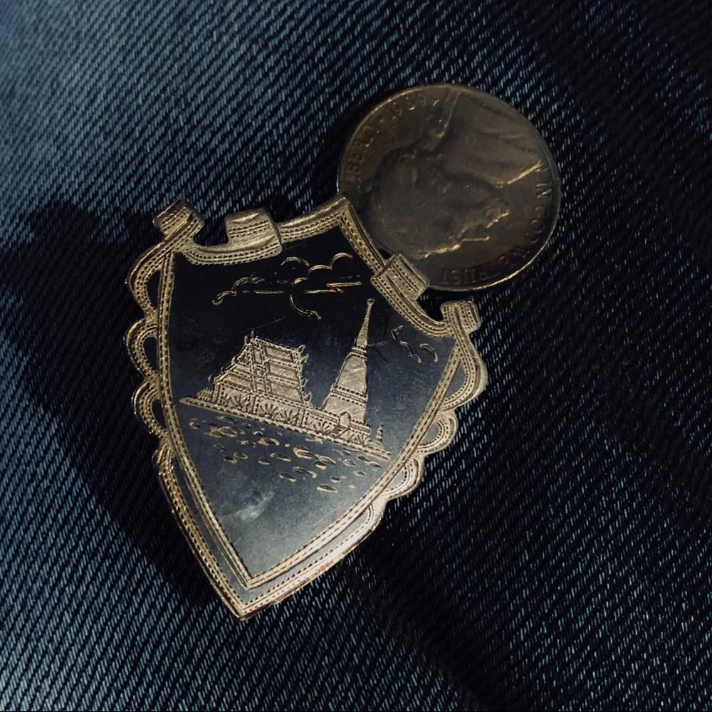 SIAM STERLING MONEY CLIP OR TIE CLIP VTG